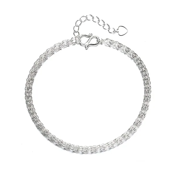 Fine-chain 925 sterling silver bracelet product example
